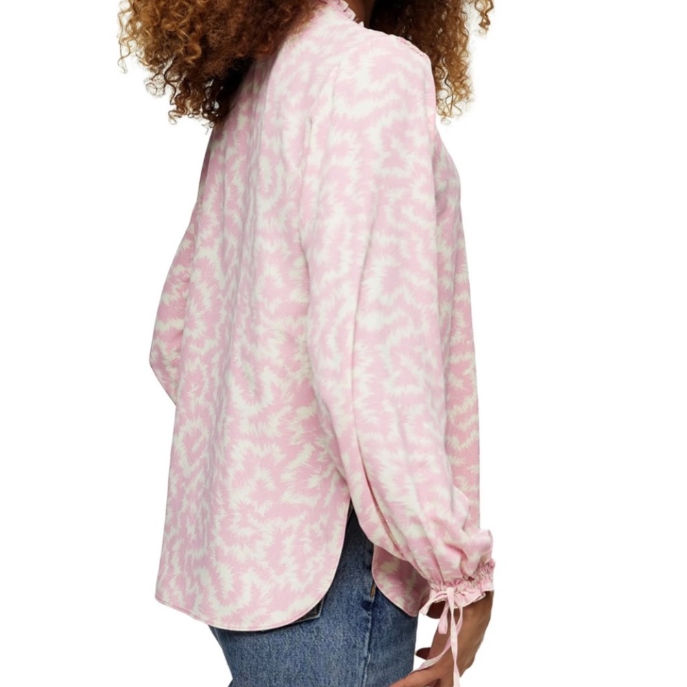 TOPSHOP Brand New With Tags Smocked Top 14 - Picture 2 of 4